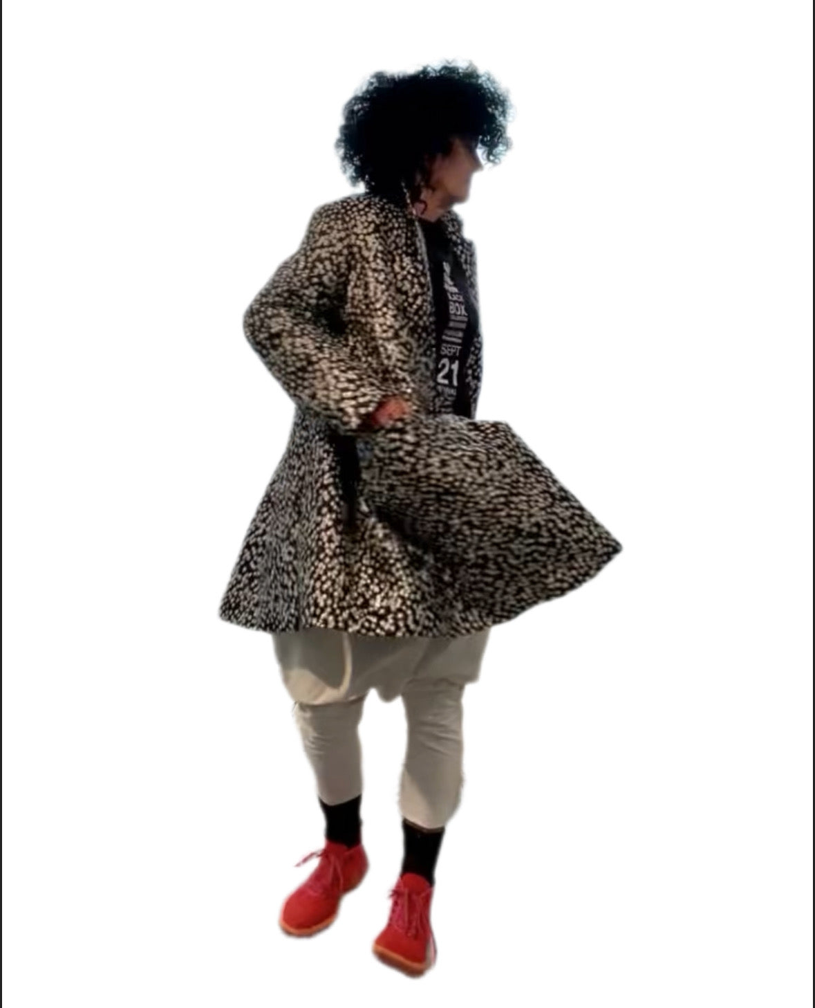 Buenos Coat - Silk + Metallic