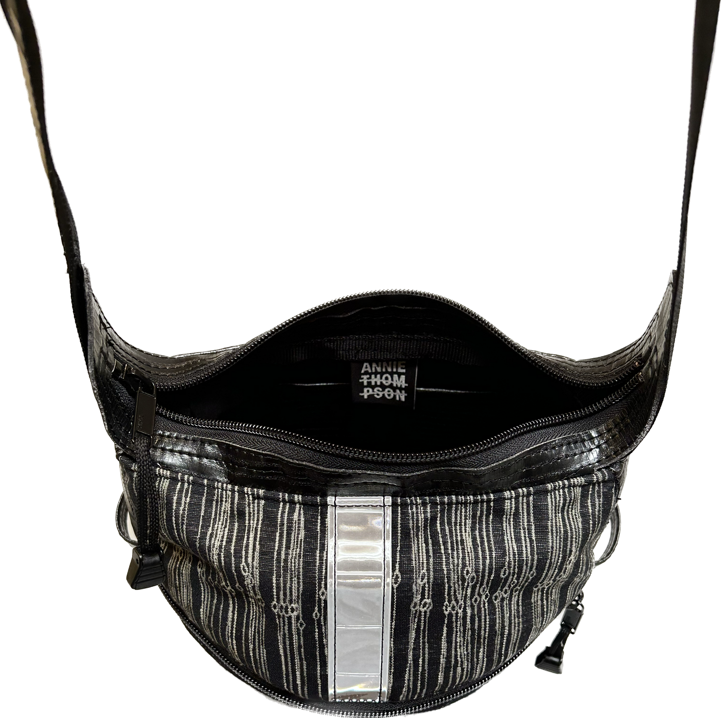 Lucky Tortoise bag - black grey - Personal Baggage cross-body/shoulder bag