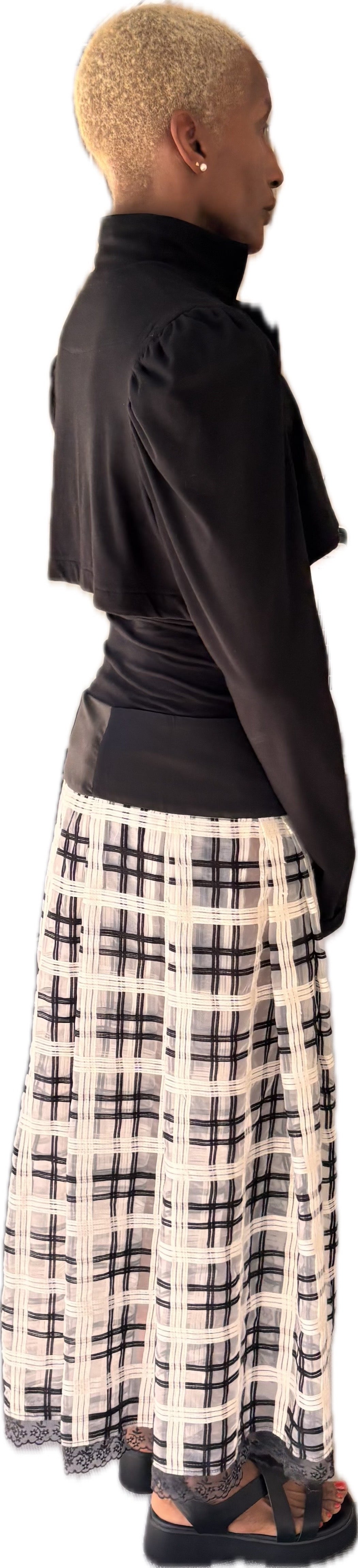 'Toledo' Organic Cotton + Lycra Bolero Sweater Jacket