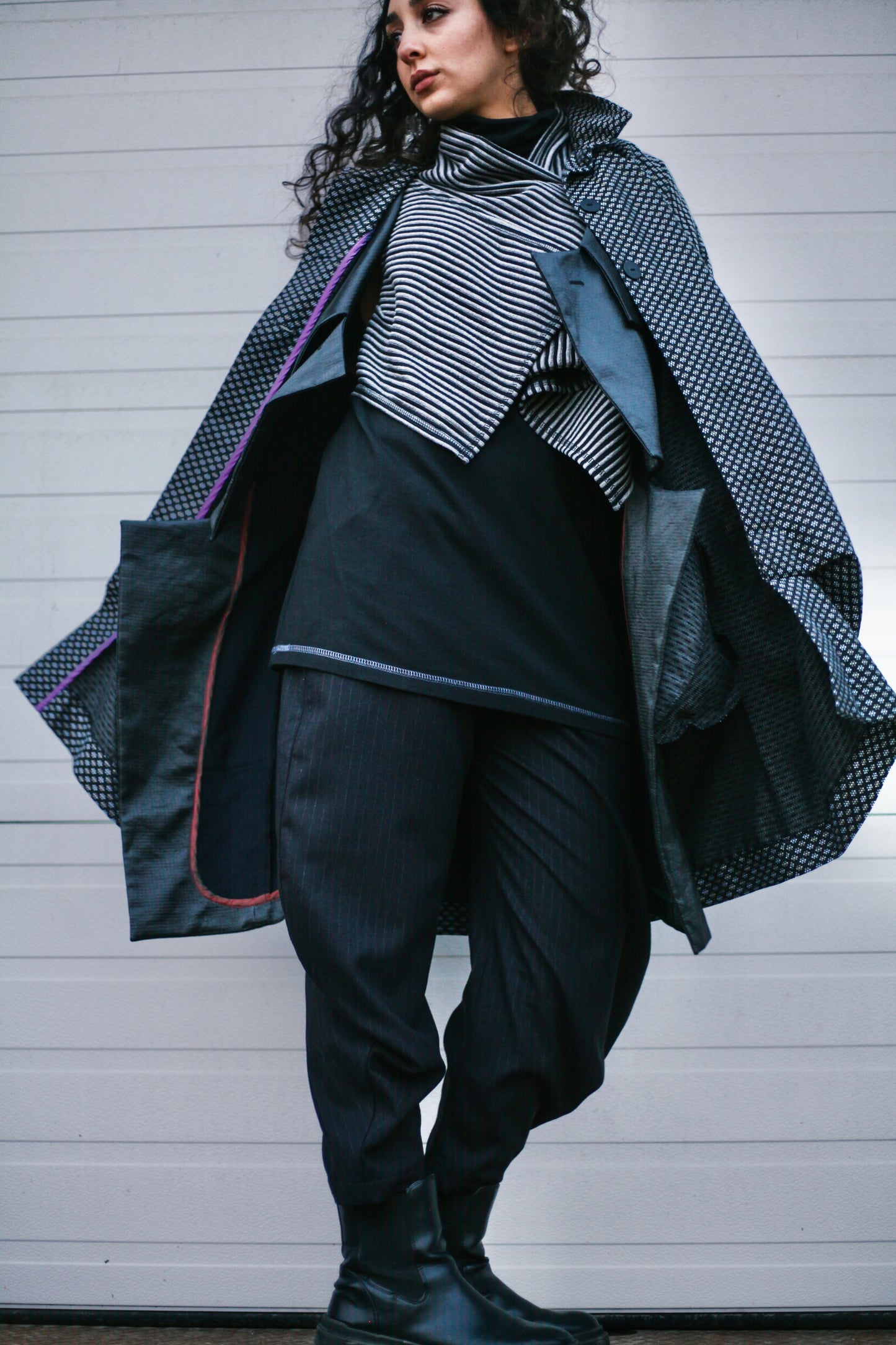 Opera Manteau | Dot Weave