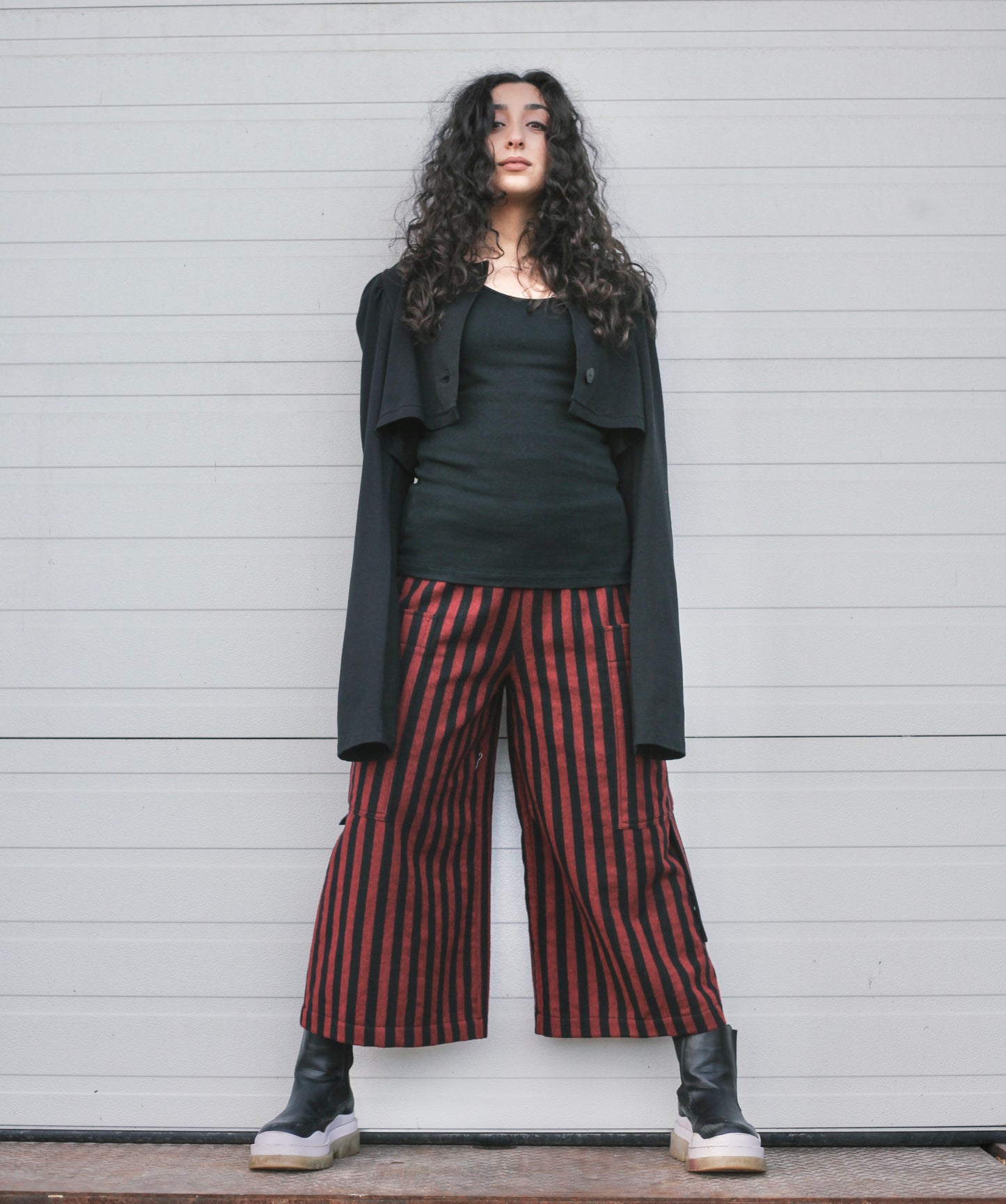 'Toledo' Organic Cotton + Lycra Bolero Sweater Jacket