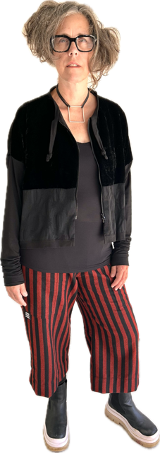 Velvet Black Jack - sweater jacket