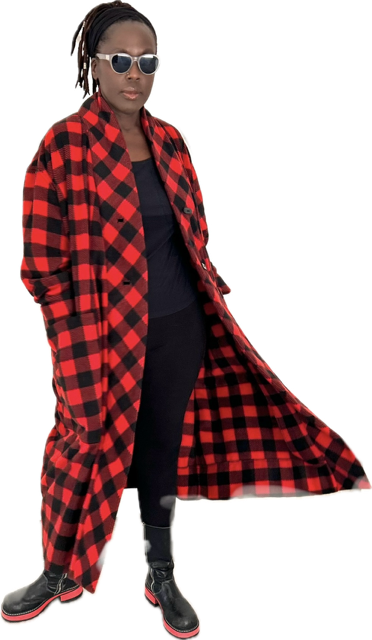 Check It fleece coat