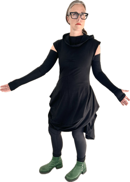 LOBD Li'l Organic Black Dress