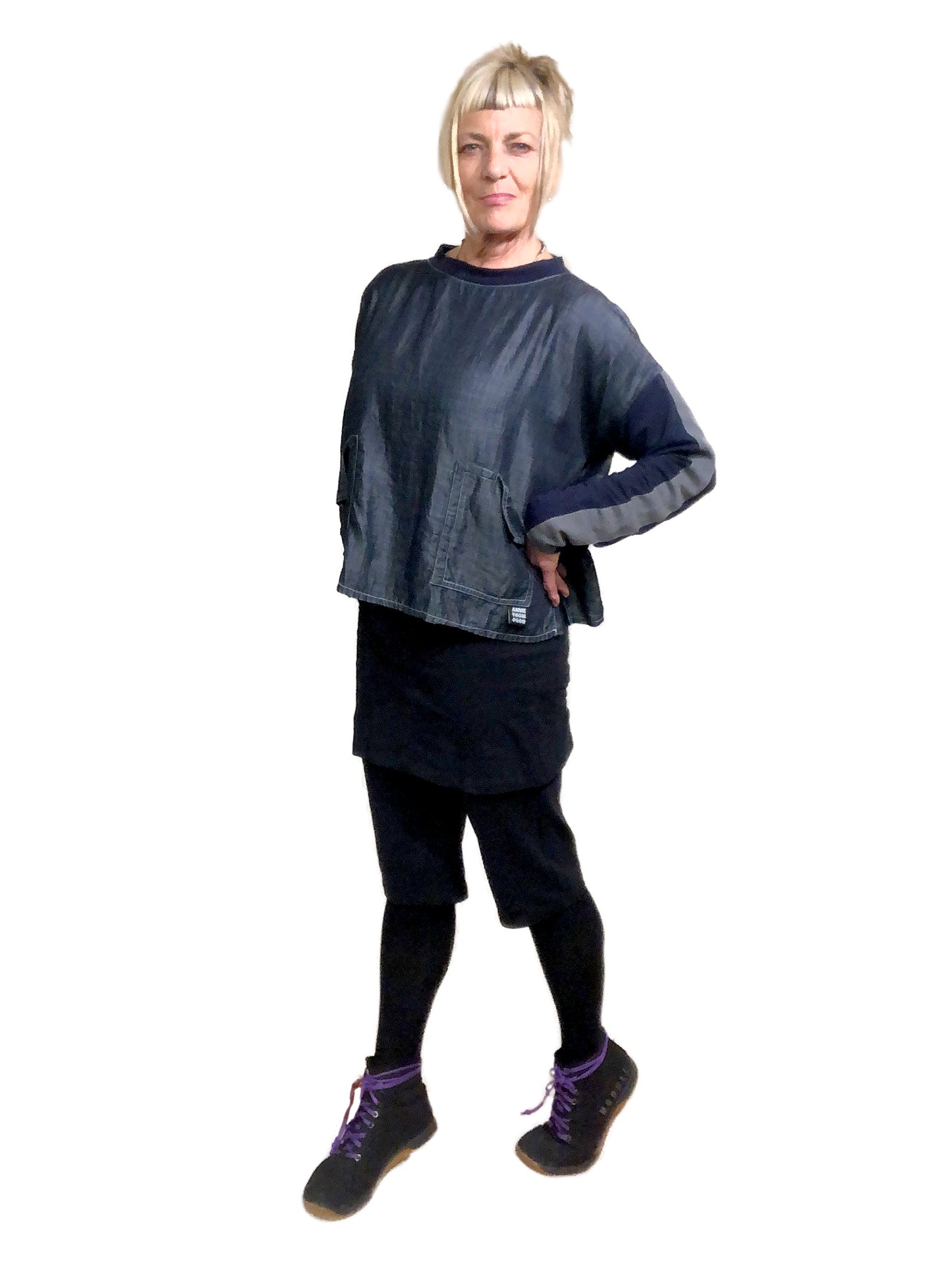 Double Trouble I ORGANIC Cotton Lycra Short with Skirt