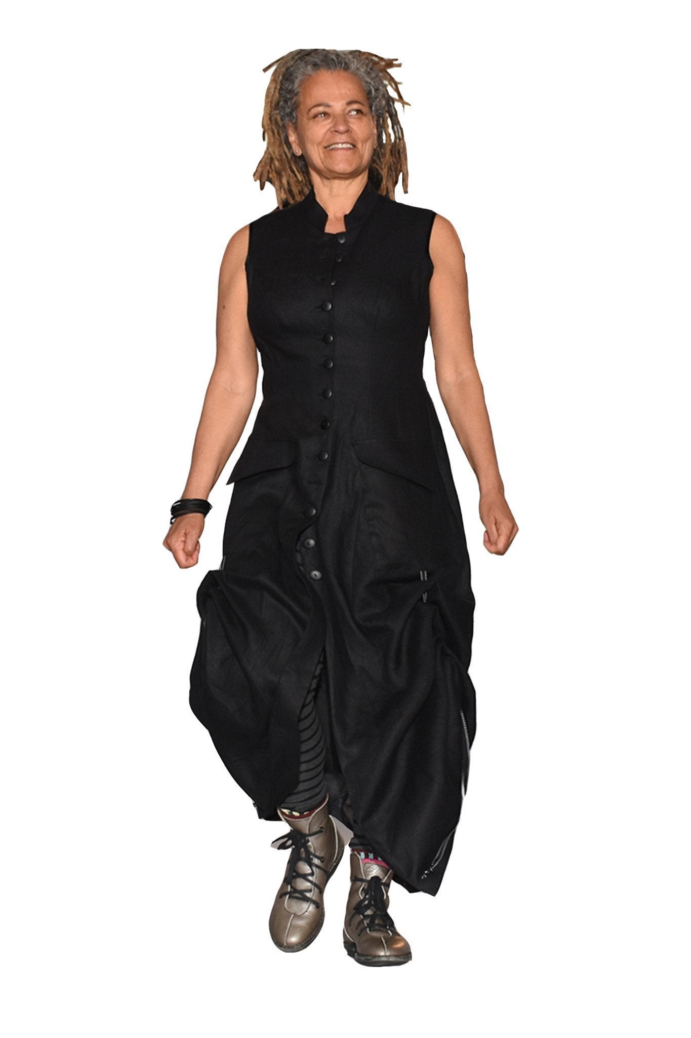 Black Widow Dress I Black Belvedere Cotton