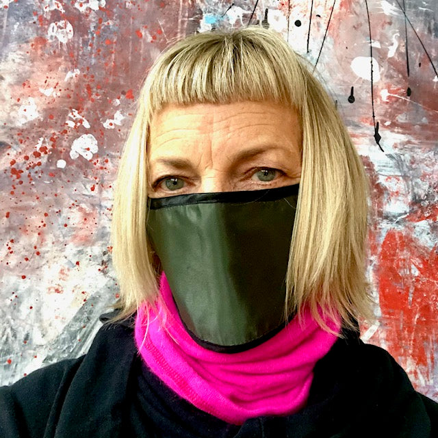 Masks - olive satin