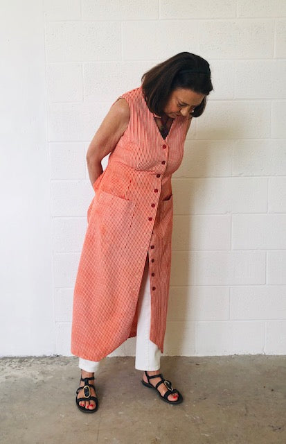 Black Lamb Dress I Candy Stripe