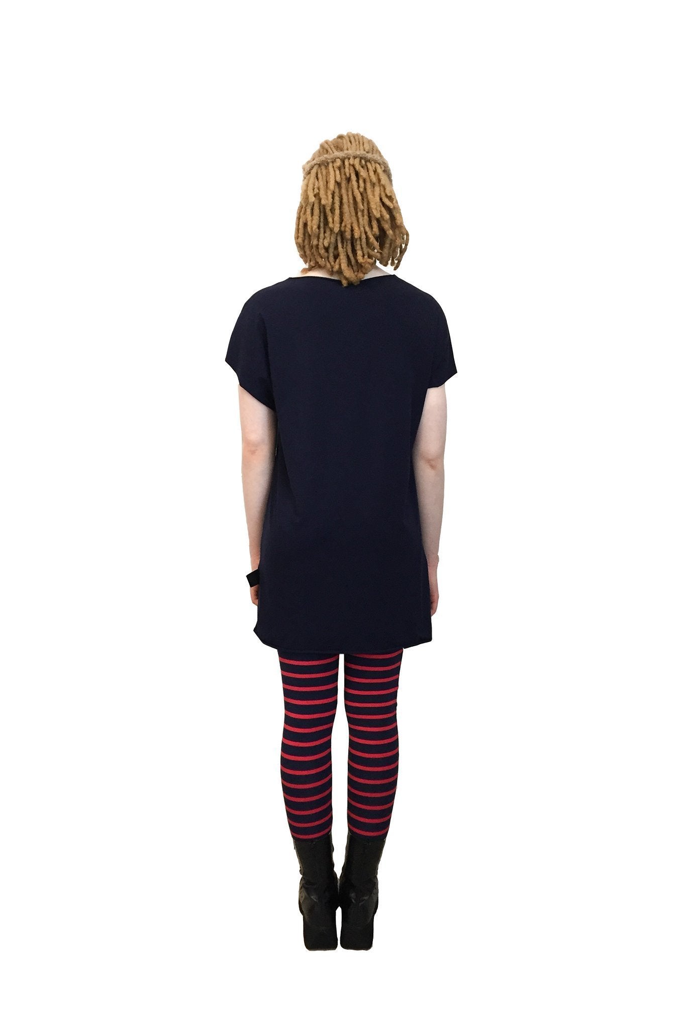 Hipster Leggings I Navy / Red