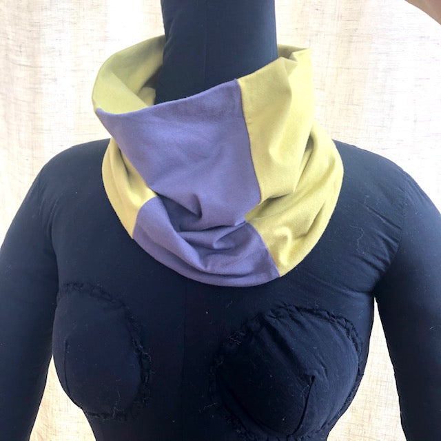 Neck Bandeau - Pear / Grey Lavender