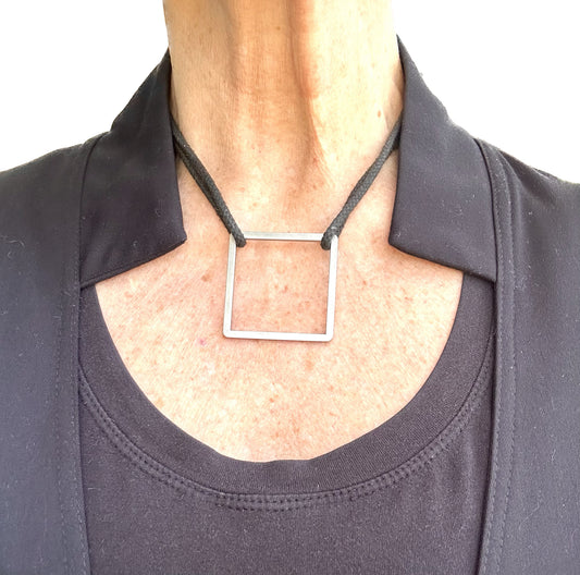 A Silver Box Neck Piece