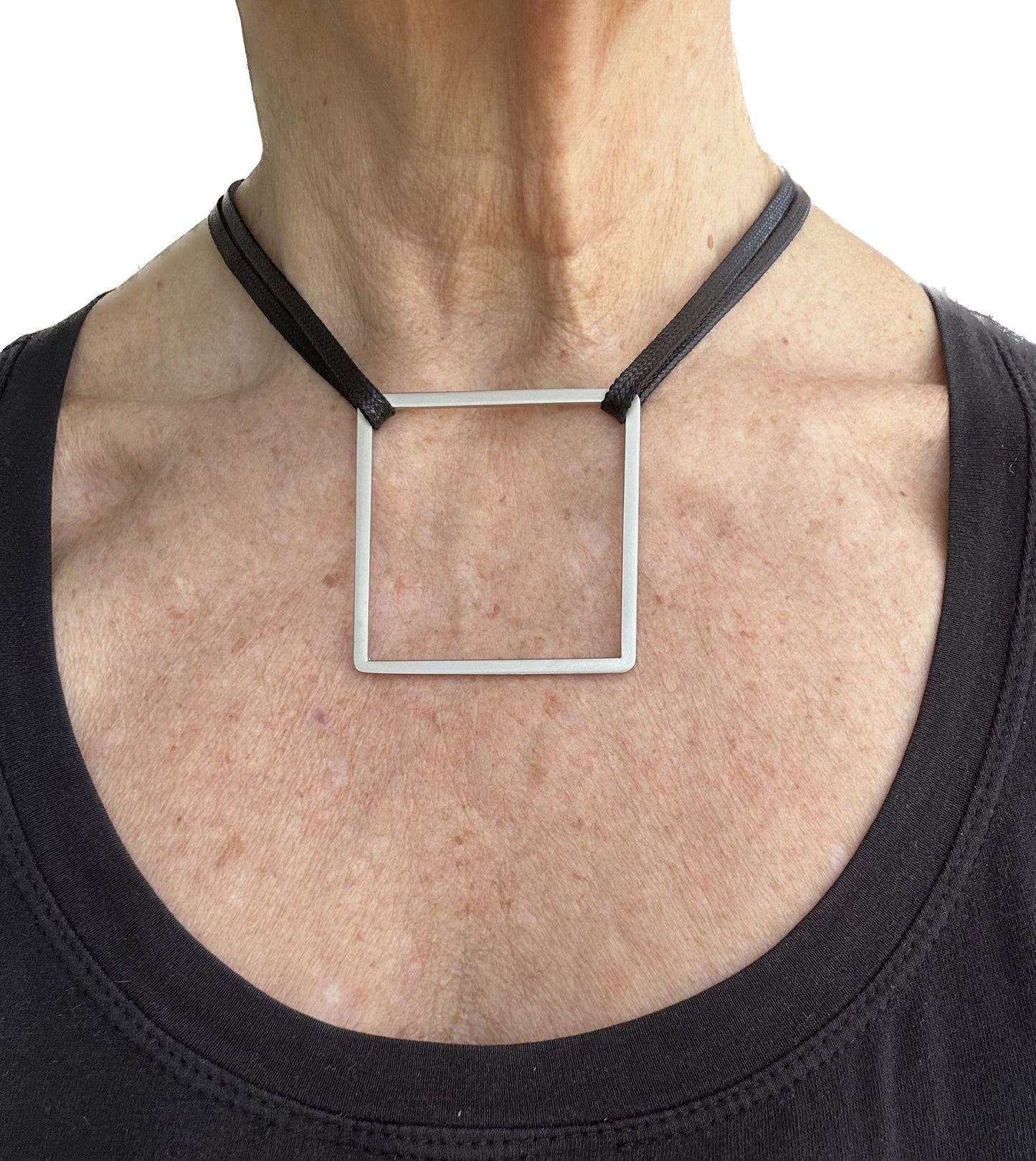 A Silver Box Neck Piece