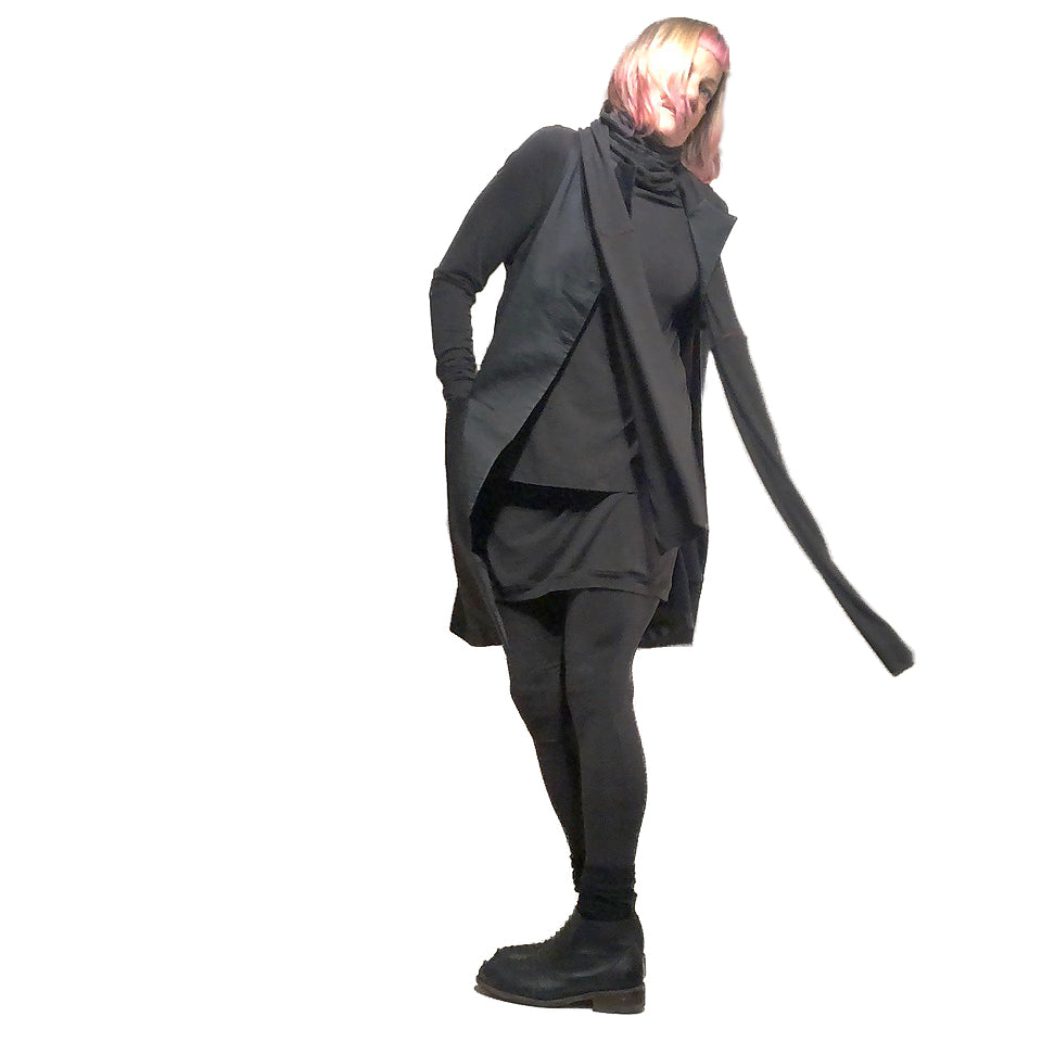 The AVA scarf - cacao - AT 2020/40 MicroBE collection