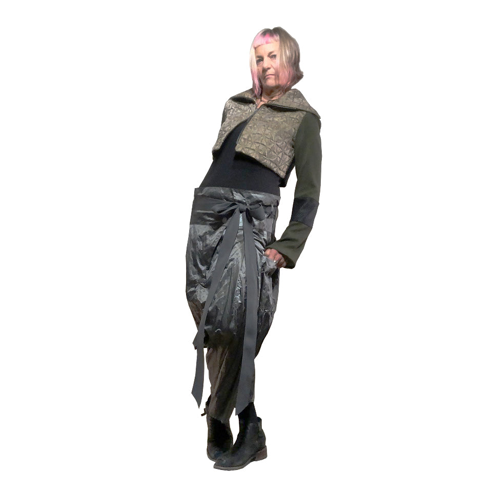 Metropolitan Compact jkt I Olive Boston Jacquard