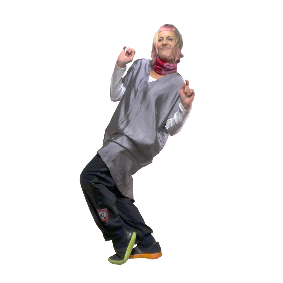 Comet Dress I Silver Dot Viscose/Acetate