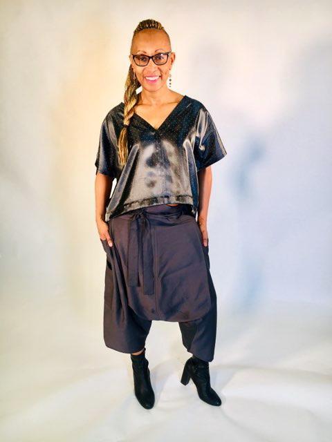 Juku Pant I Grey Viscose Tencel