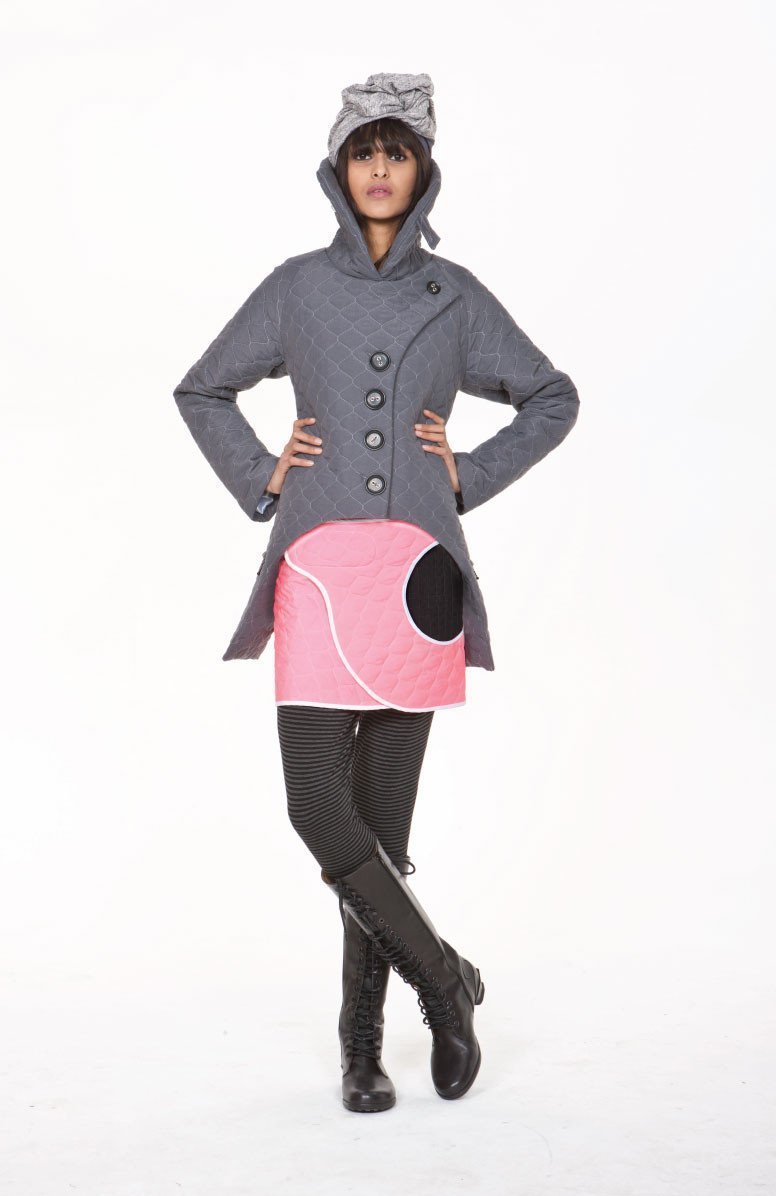 Booty Warmer | Double Bubble + Grey Black