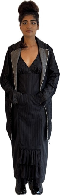 The Wonderer     100% cotton black denim jacket
