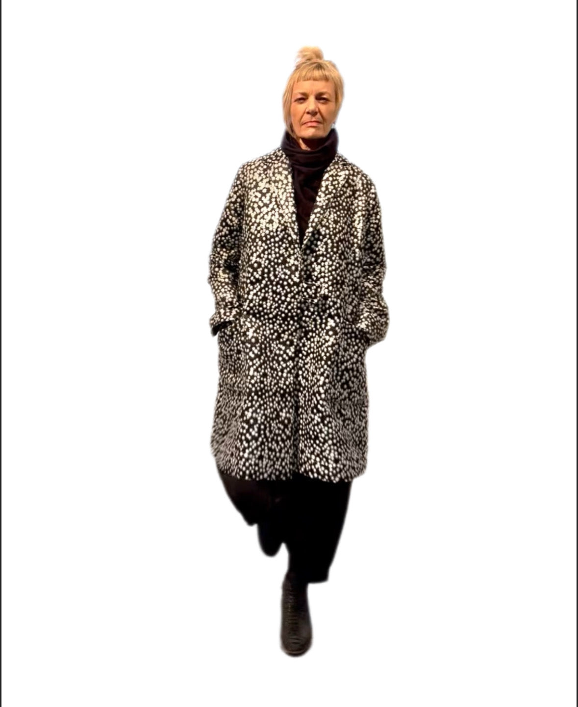 Buenos Coat - Silk + Metallic