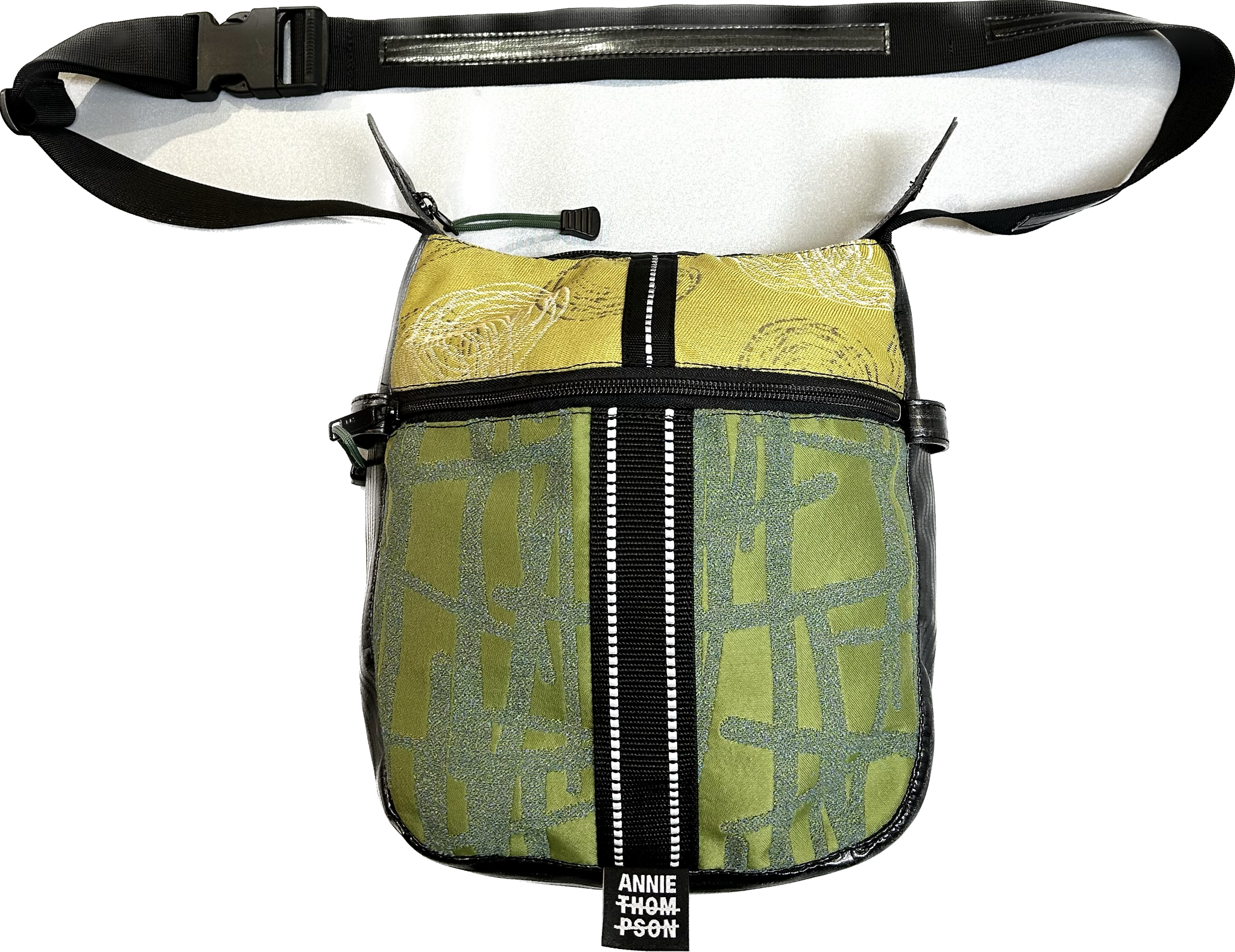 Lucky Tortoise X-Body/shoulder bag - greens