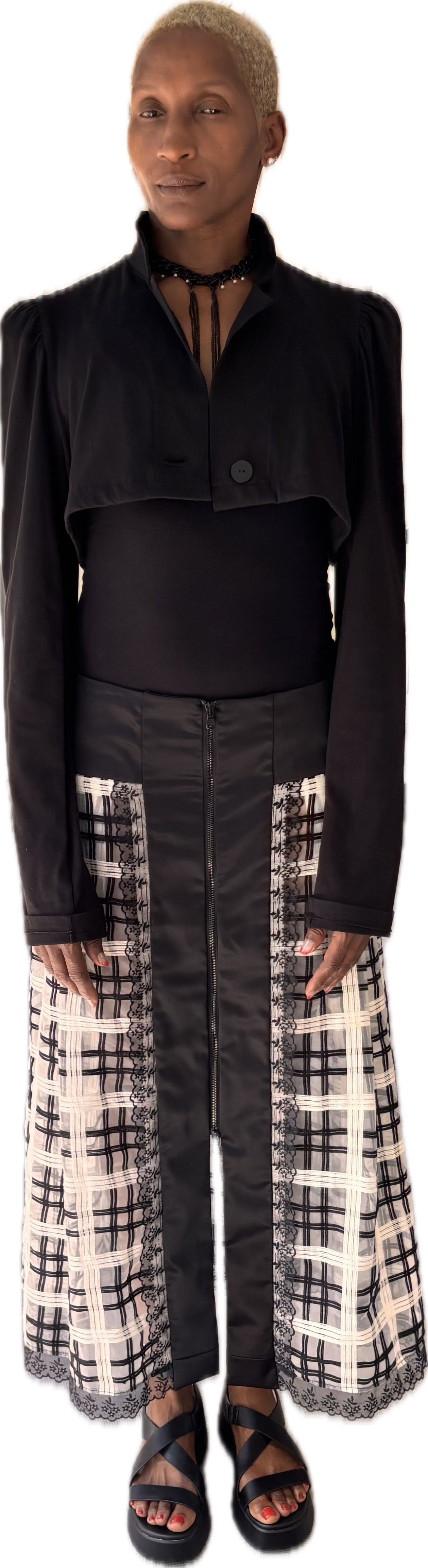 'Toledo' Organic Cotton + Lycra Bolero Sweater Jacket