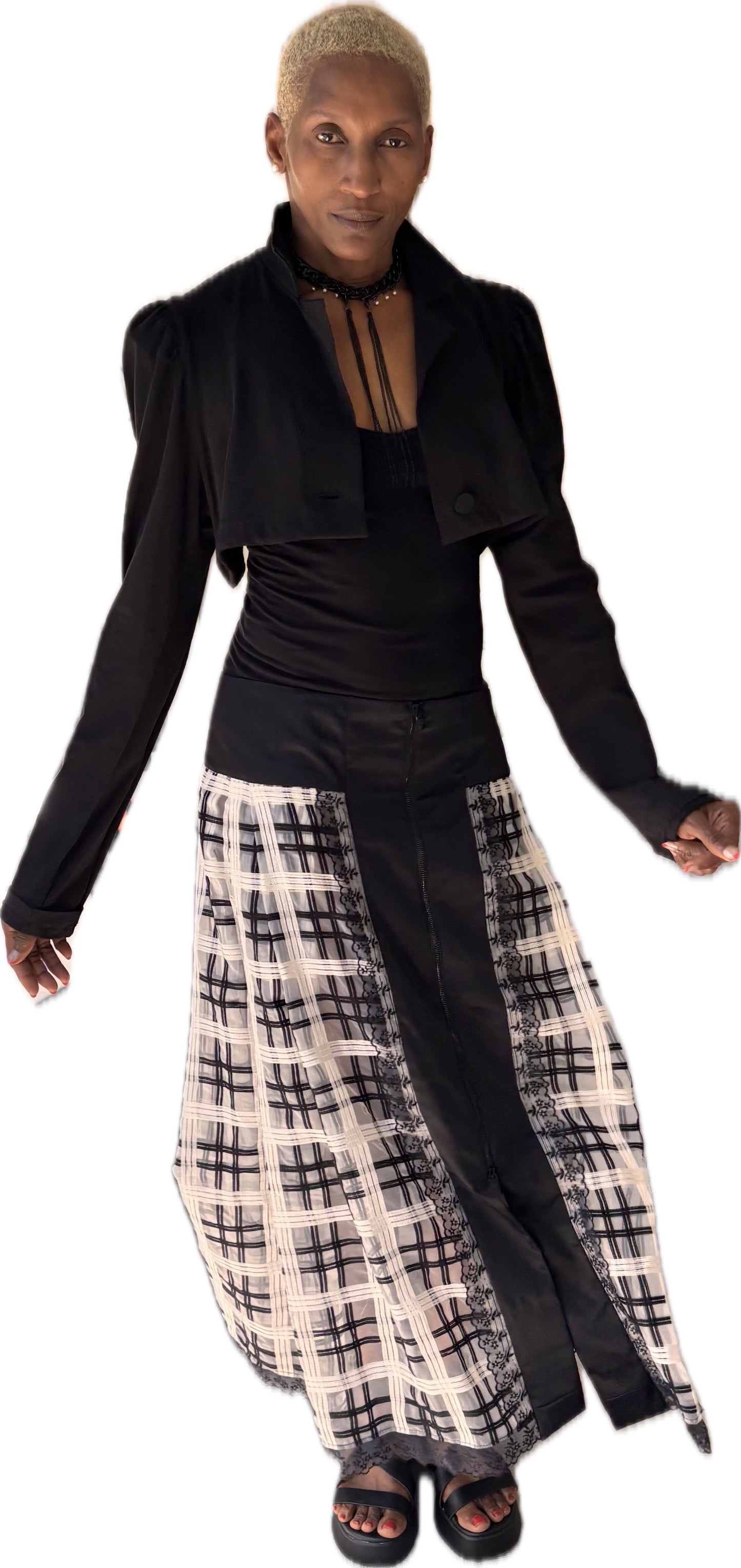 'Toledo' Organic Cotton + Lycra Bolero Sweater Jacket