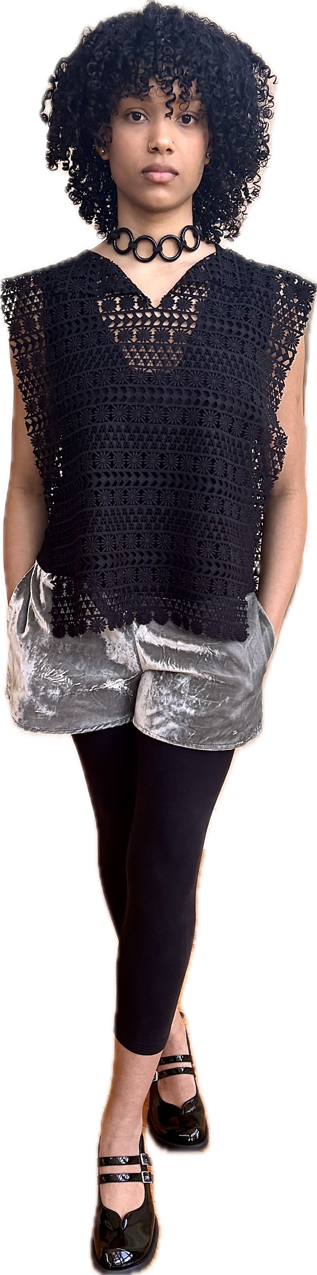 Hot Spell Disco Dance Shorts - Velvet Crush Seafoam