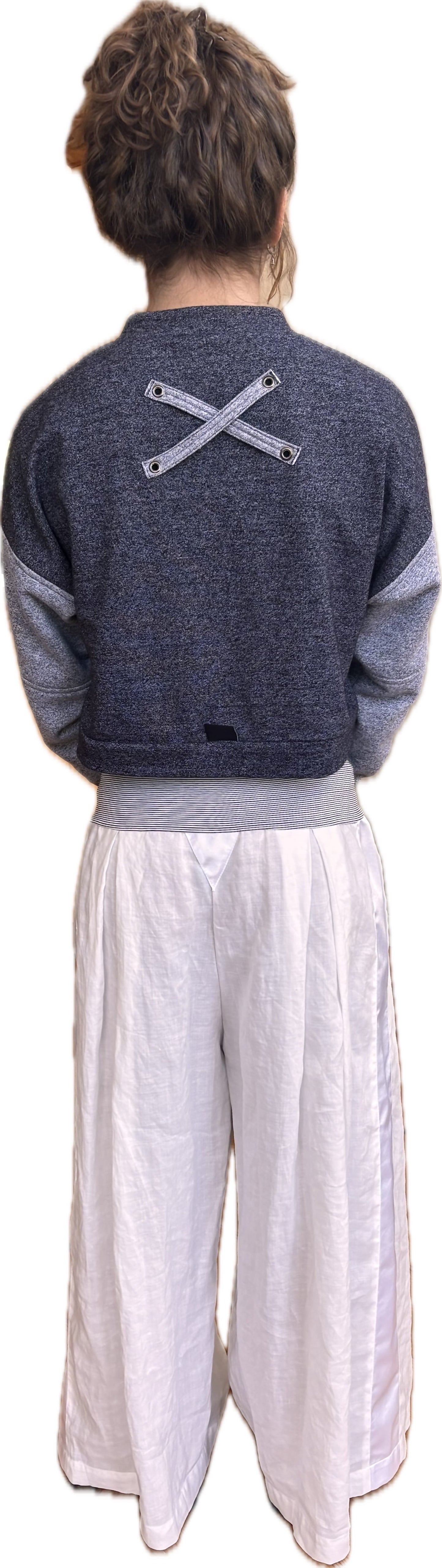 The Modernist Jacket - double grey cotton
