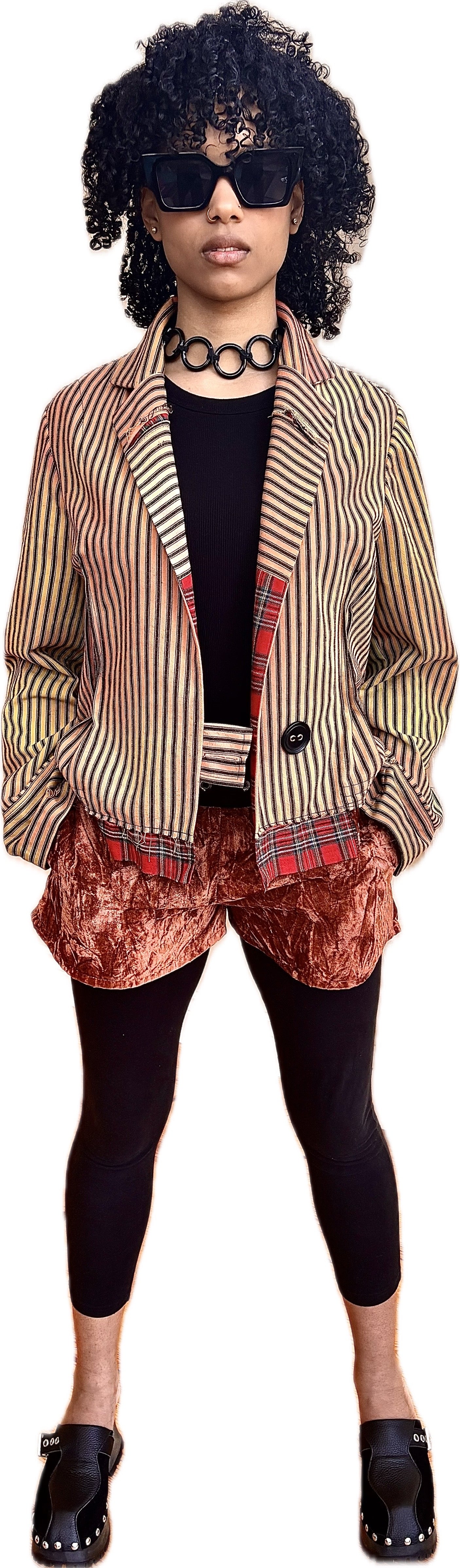 Hot Spell Disco Dance Shorts - Velvet Crush Cognac Copper