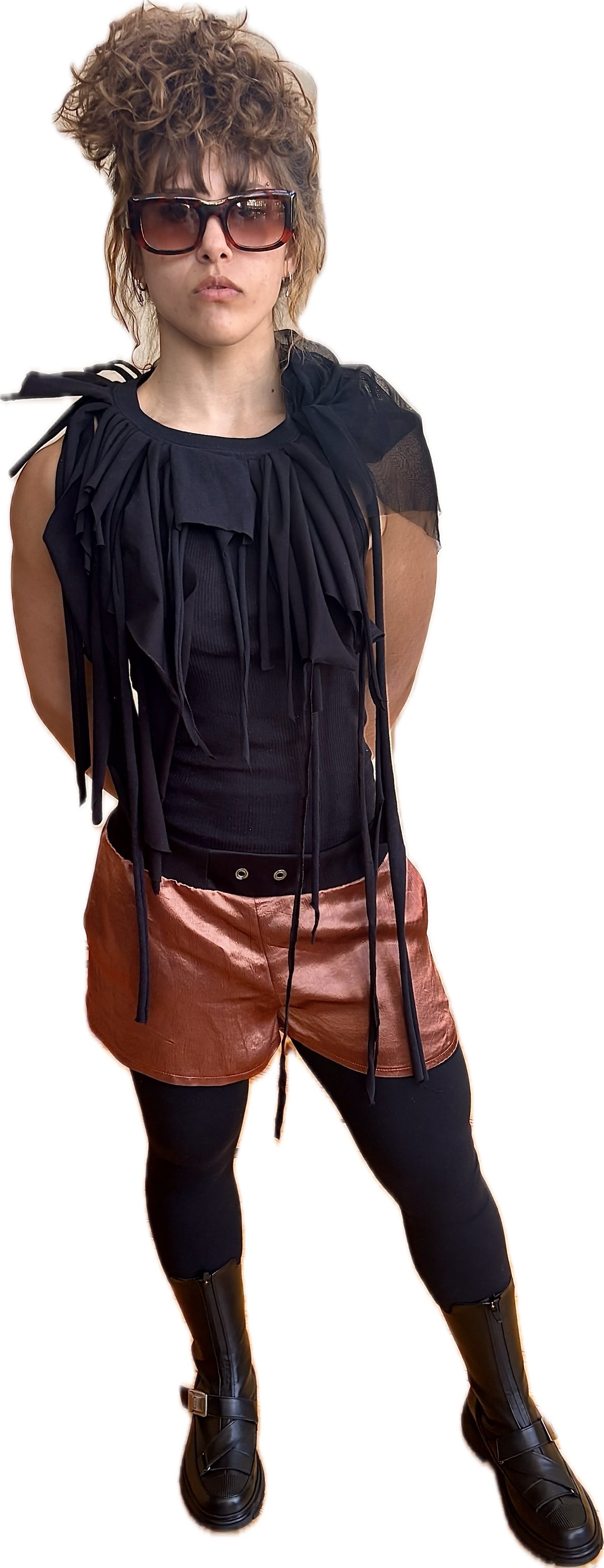 Hot Spell Disco Dance Shorts - SATIN Crush