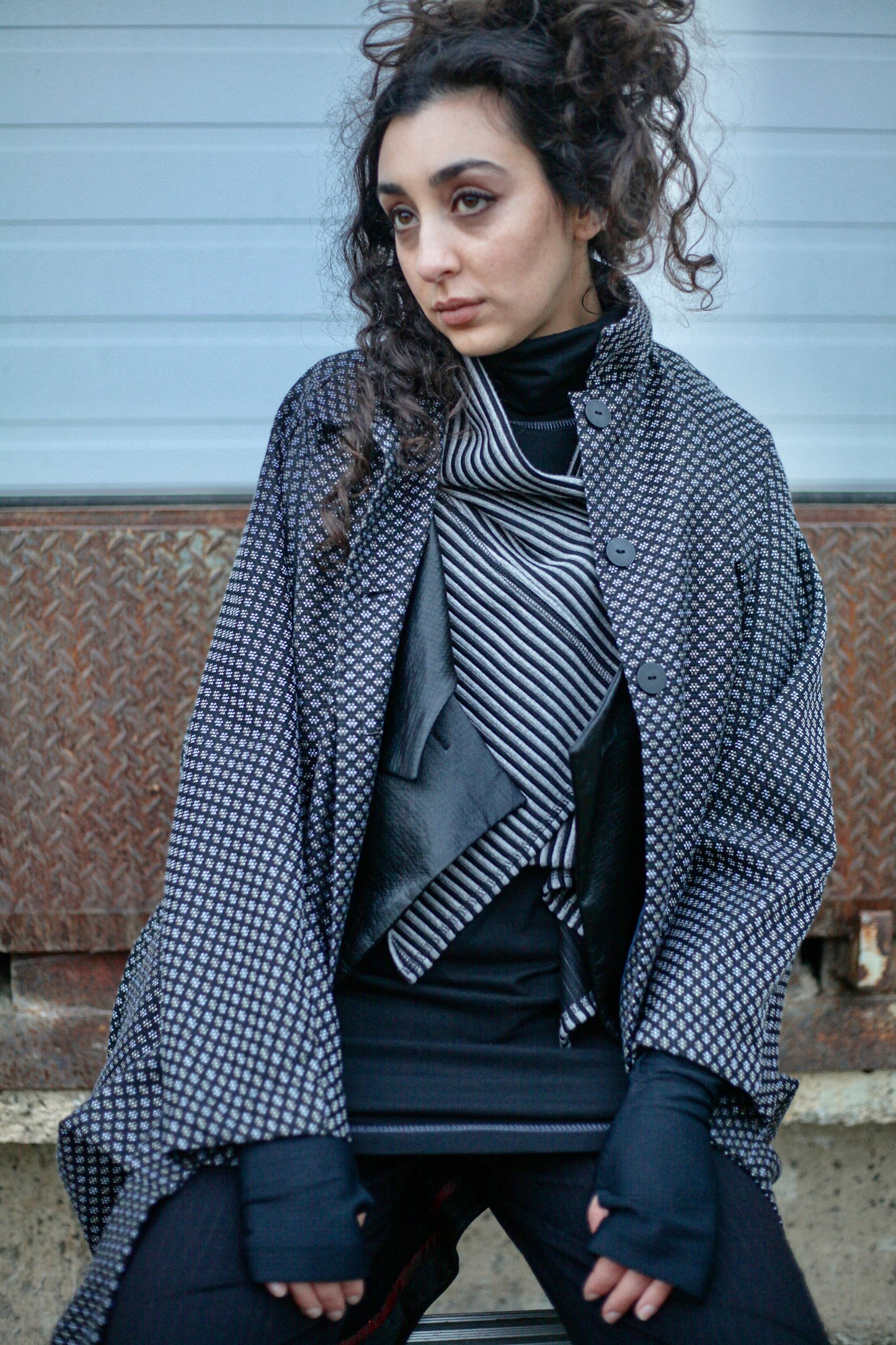 Opera Manteau | Dot Weave