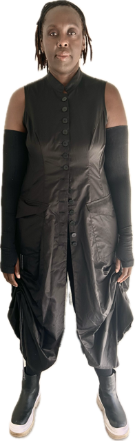 Black Widow Dress I Black Belvedere Cotton