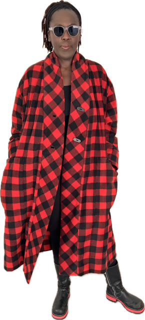 Check It fleece coat