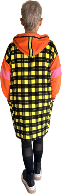 AT CitruSplosion Lemon Zest Hoodie - Lemon Plaid Cotton
