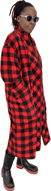 Check It fleece coat