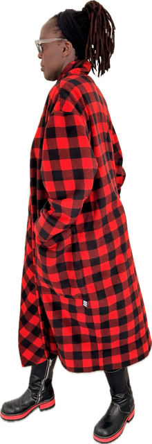 Check It fleece coat