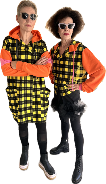 AT CitruSplosion Lemon Zest Hoodie - Lemon Plaid Cotton