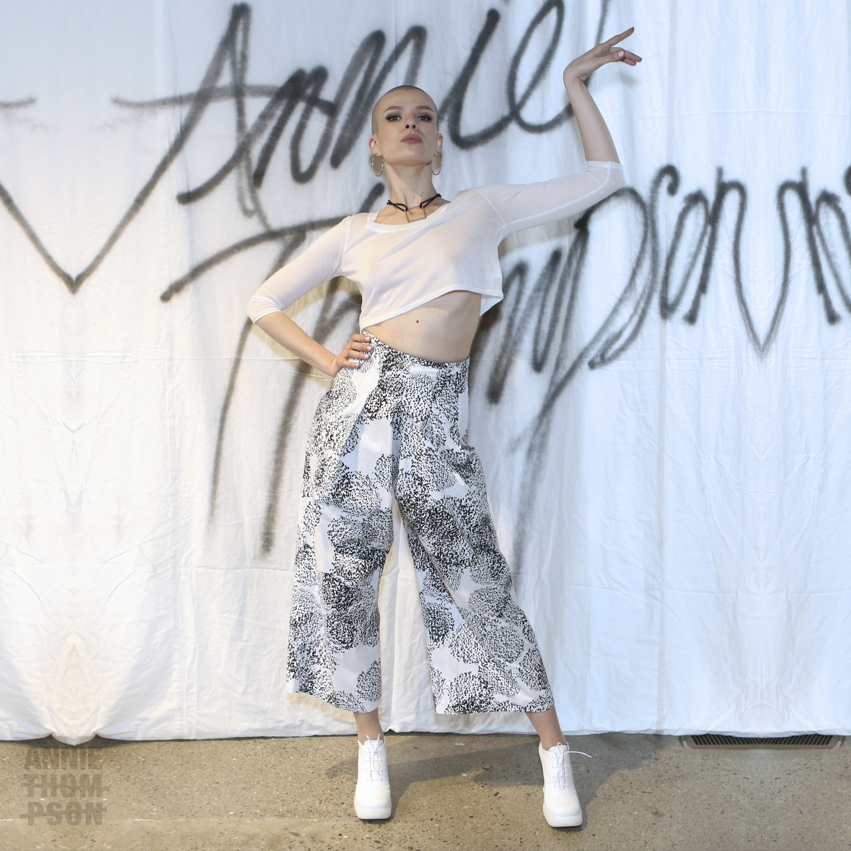 Swag High-Waisted Pant I Dalmatian