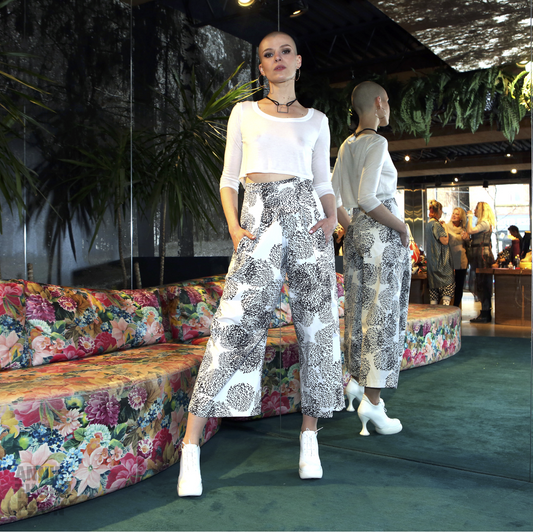 Swag High-Waisted Pant I Dalmatian