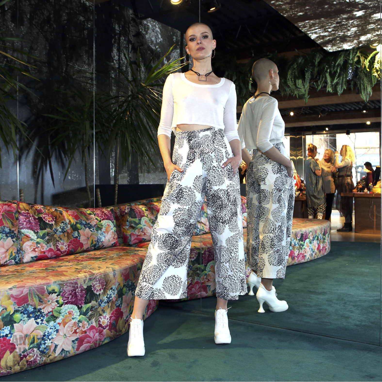 Swag High-Waisted Pant I Dalmatian
