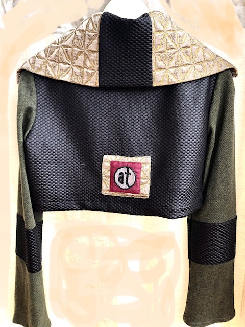 Metropolitan Compact jkt I Olive Boston Jacquard