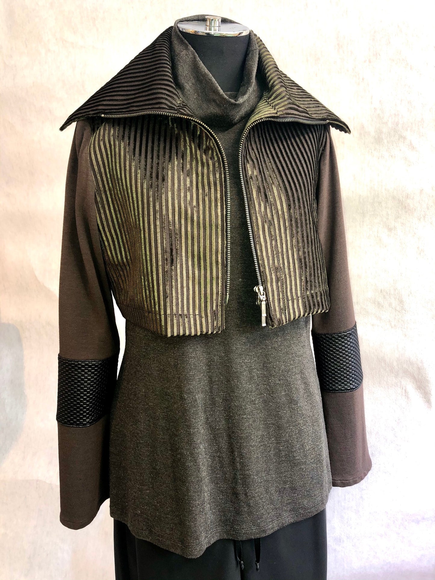 Metropolitan Compact jacket I Chocolate Olive
