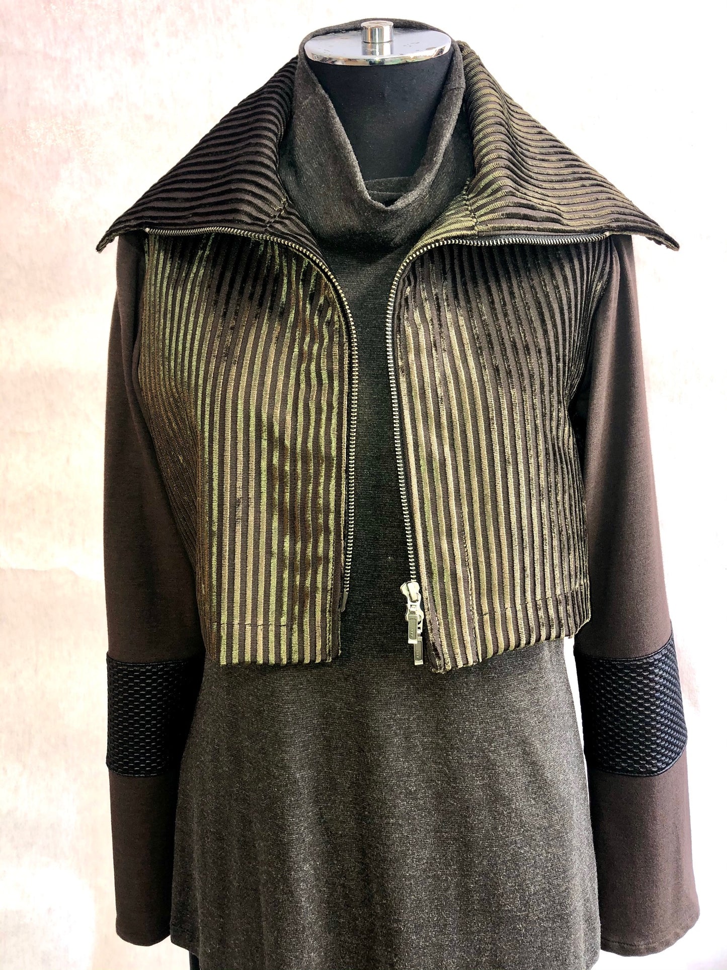 Metropolitan Compact jacket I Chocolate Olive