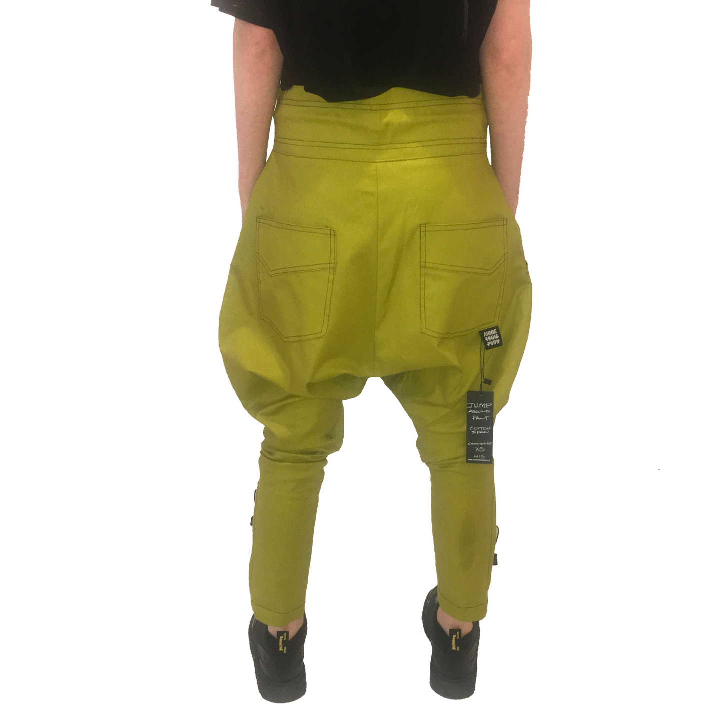 Jump Around Pant I Chartreuse Cotton Lycra