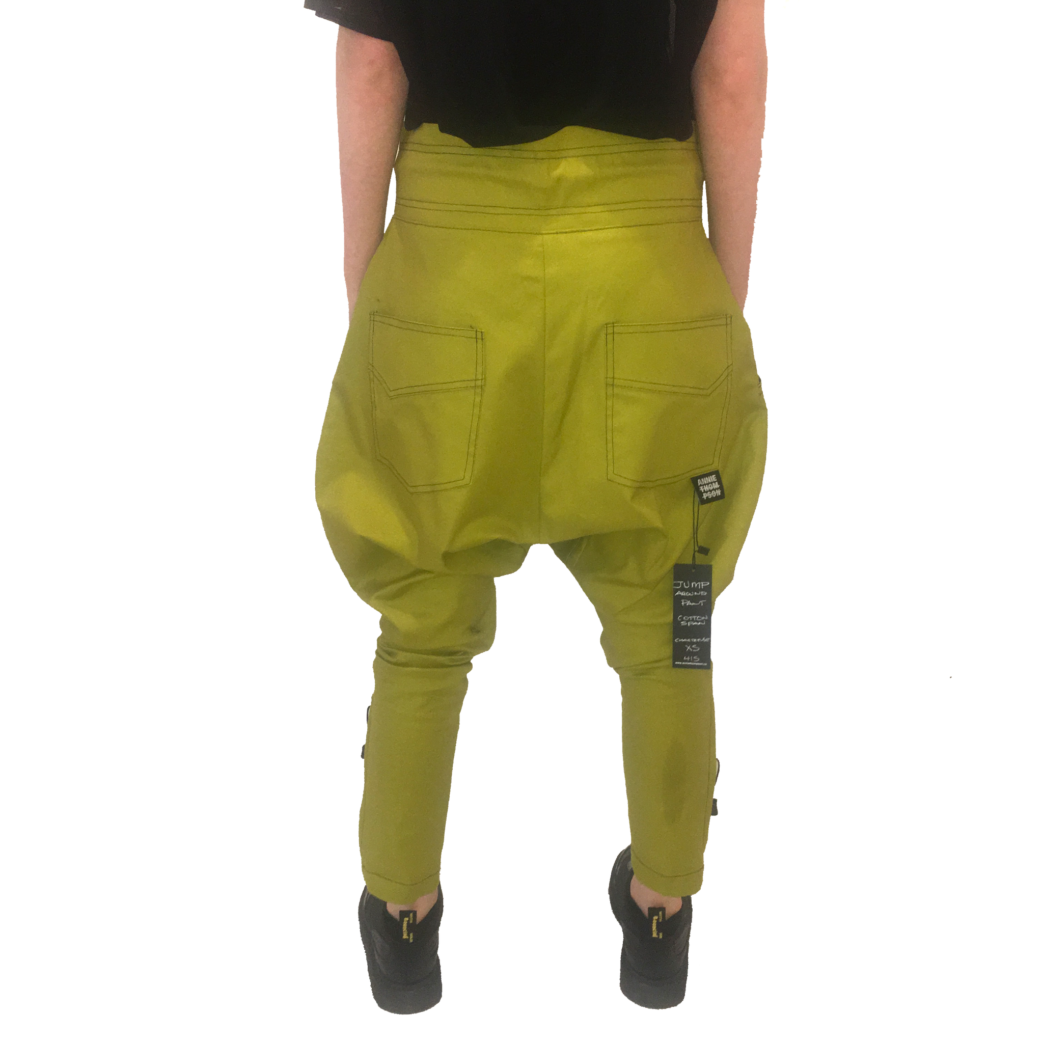 Jump Around Pant I Chartreuse Cotton Lycra