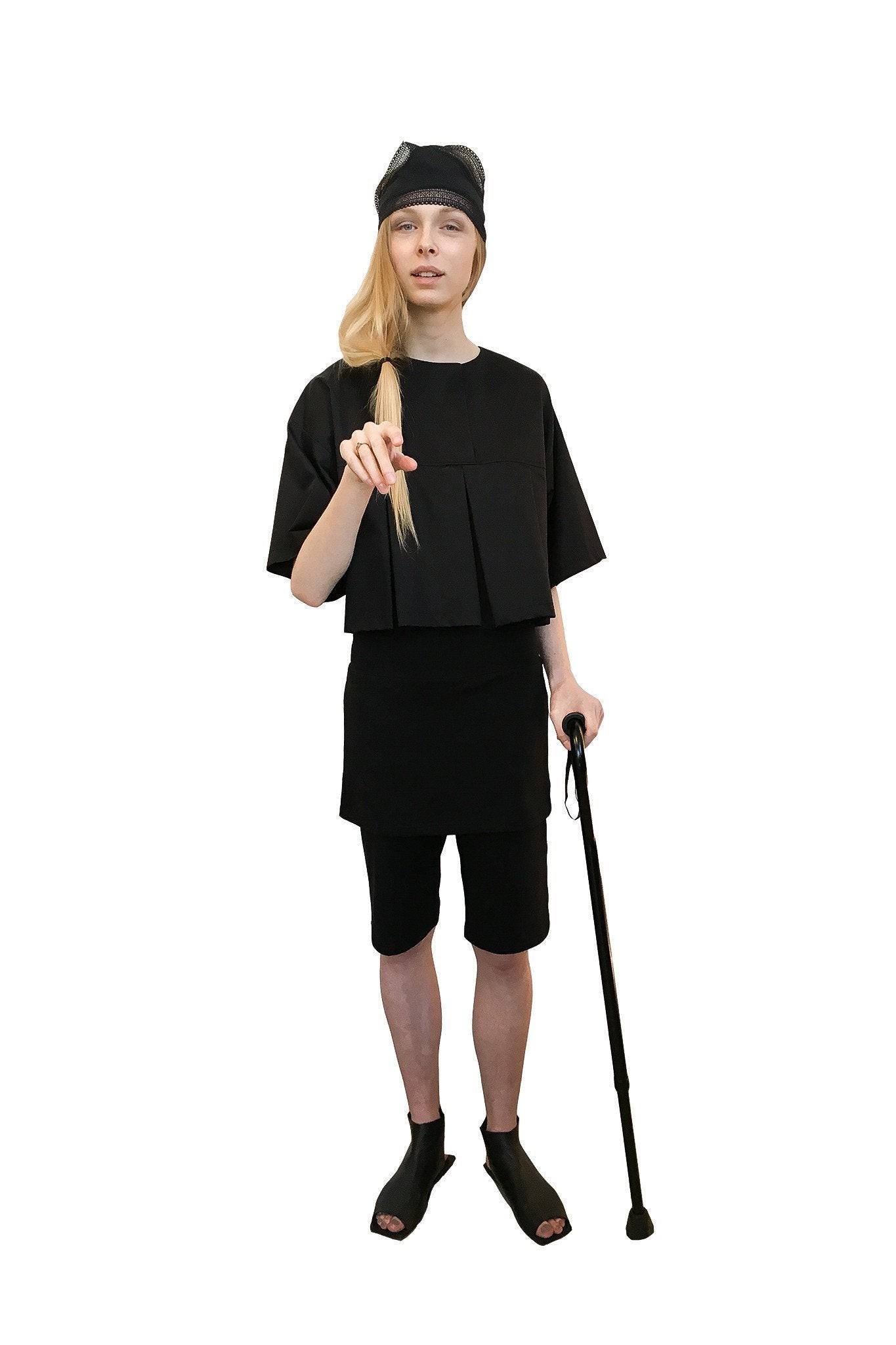 Double Trouble I ORGANIC Cotton Lycra Short with Skirt