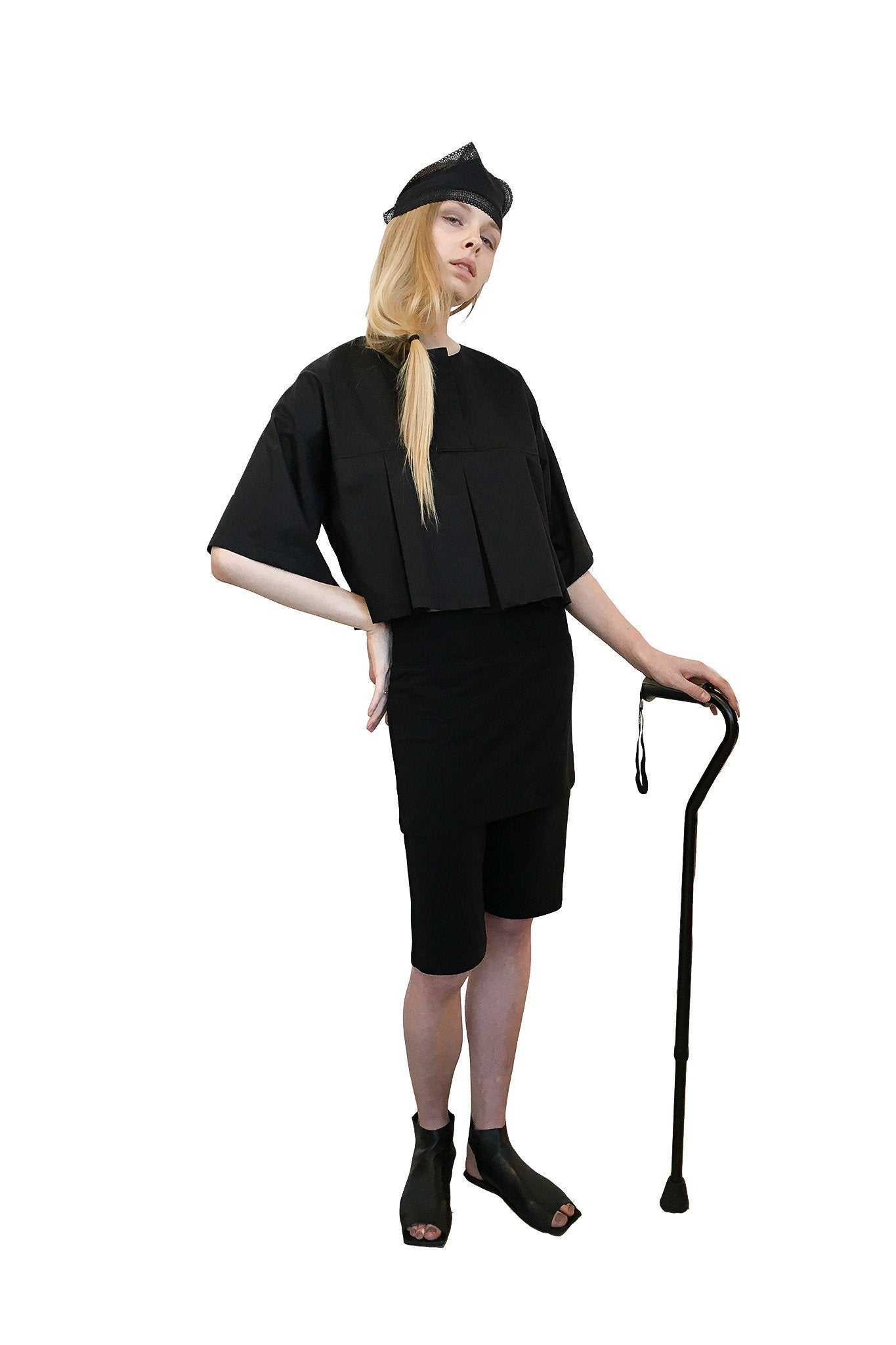 Double Trouble I ORGANIC Cotton Lycra Short with Skirt