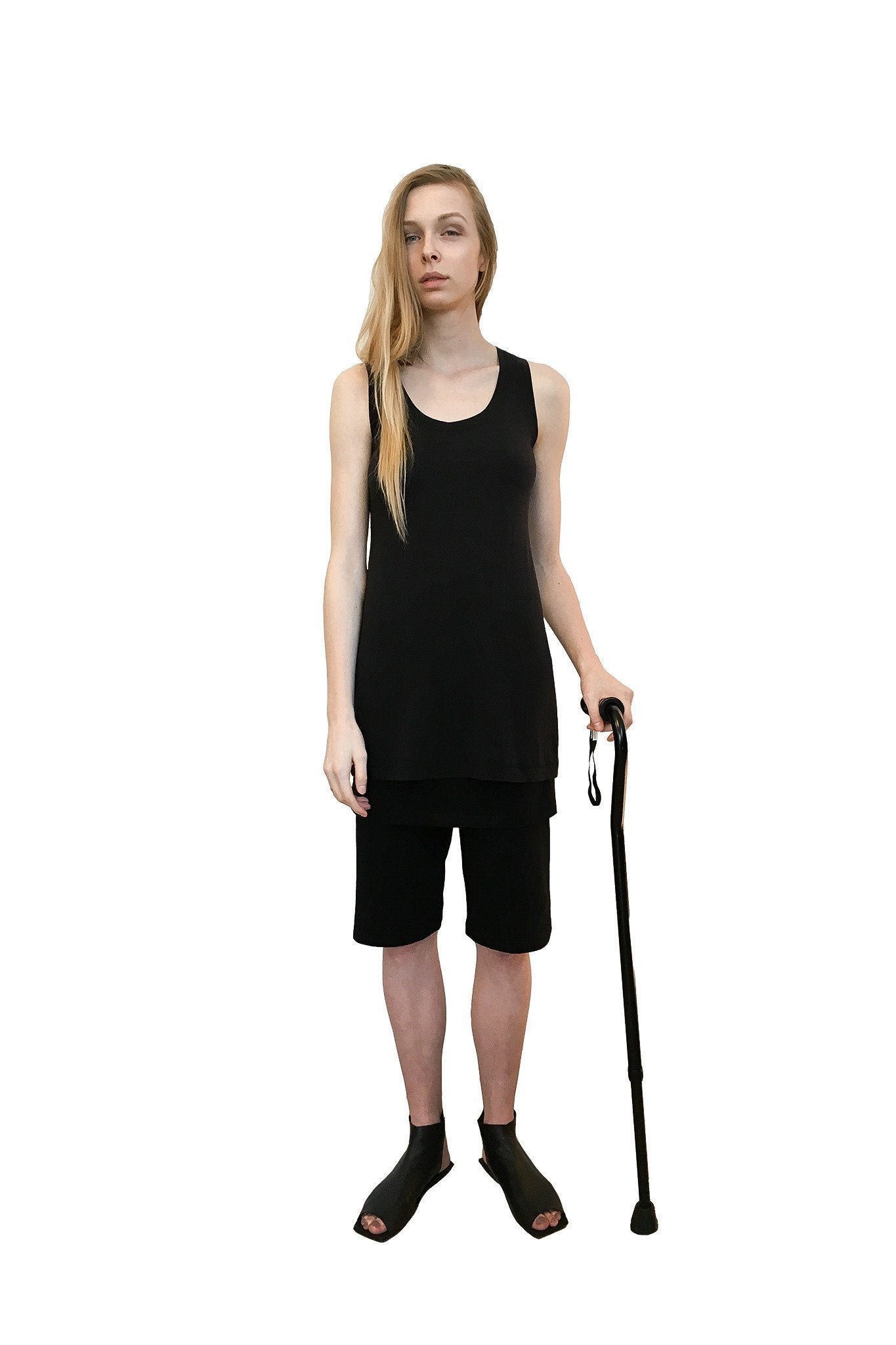 Double Trouble I ORGANIC Cotton Lycra Short with Skirt