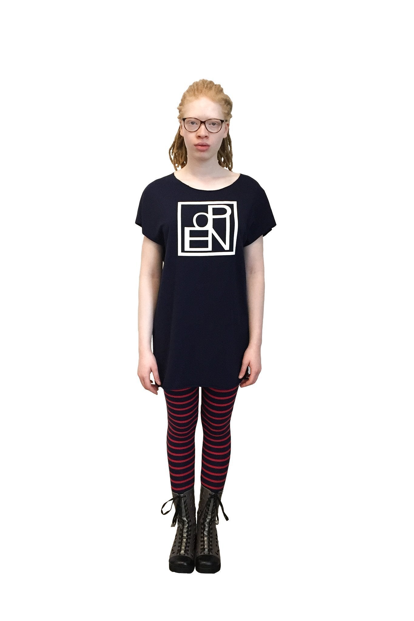 Hipster Leggings I Navy / Red