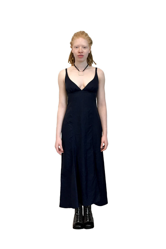 Sweet Pea Dress I Black Cotton